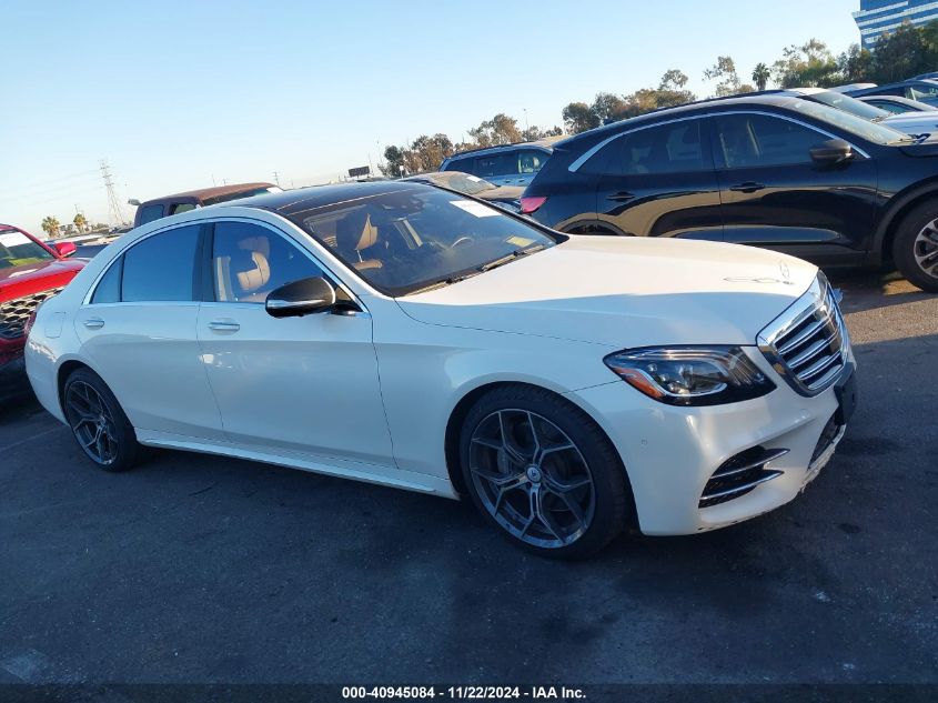 2019 Mercedes-Benz S 560 VIN: WDDUG8DB9KA434251 Lot: 40945084