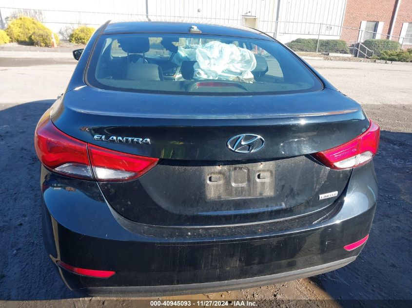 2015 Hyundai Elantra Limited VIN: KMHDH4AE8FU266407 Lot: 40945093