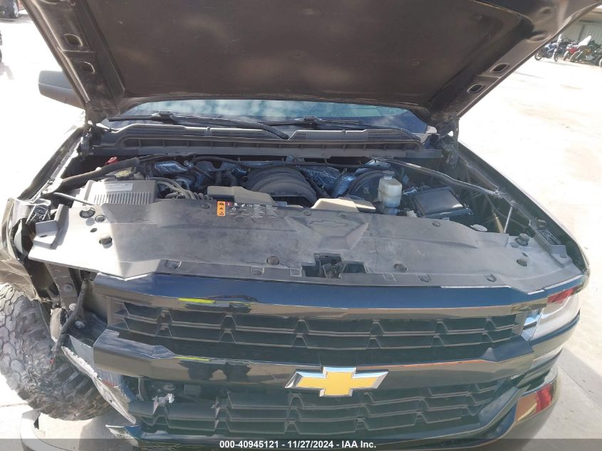 2018 Chevrolet Silverado 1500 Custom VIN: 3GCPCPECXJG375912 Lot: 40945121