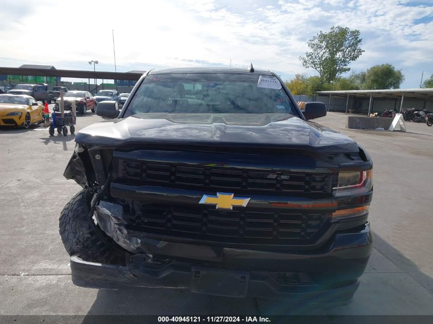 2018 Chevrolet Silverado 1500 Custom VIN: 3GCPCPECXJG375912 Lot: 40945121