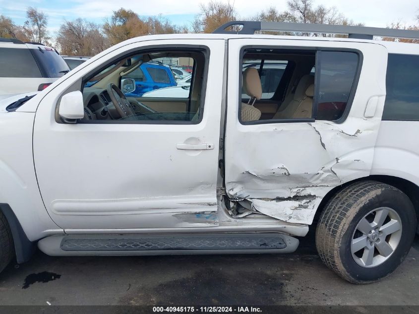 2012 Nissan Pathfinder Sv VIN: 5N1AR1NB2CC617327 Lot: 40945175