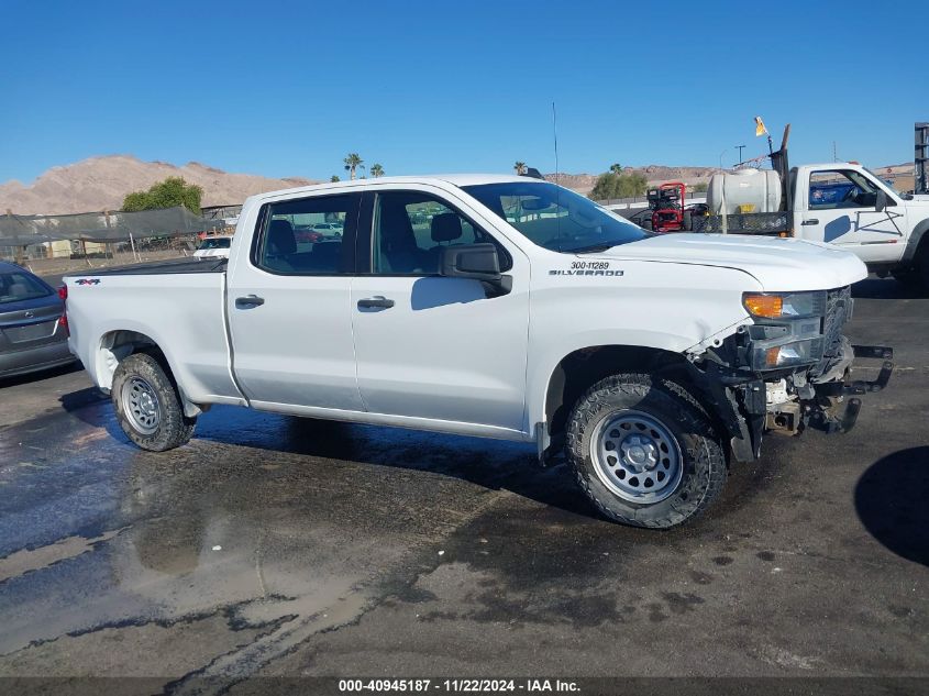 2022 Chevrolet Silverado 1500 Ltd 4Wd Standard Bed Wt VIN: 1GCUYAEDXNZ172115 Lot: 40945187