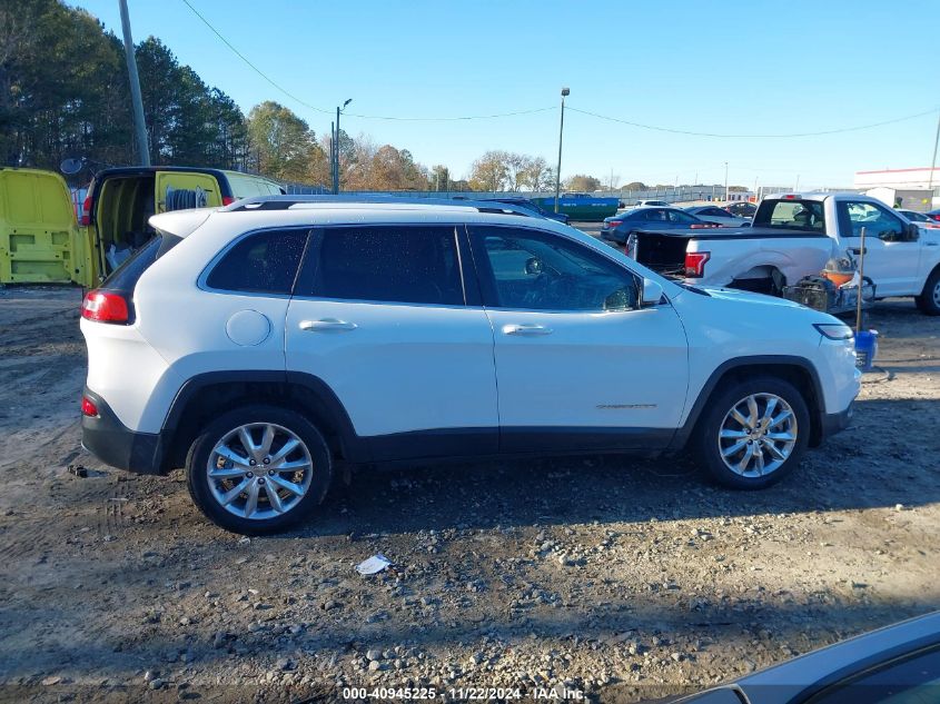 2016 Jeep Cherokee Limited VIN: 1C4PJLDB6GW323744 Lot: 40945225