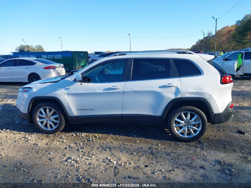 2016 Jeep Cherokee Limited VIN: 1C4PJLDB6GW323744 Lot: 40945225