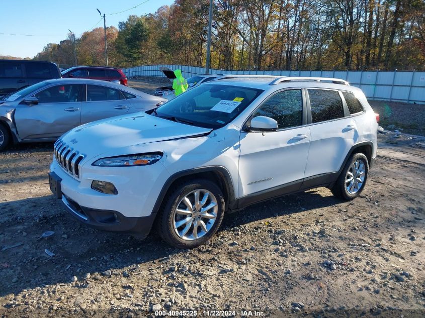 2016 Jeep Cherokee Limited VIN: 1C4PJLDB6GW323744 Lot: 40945225