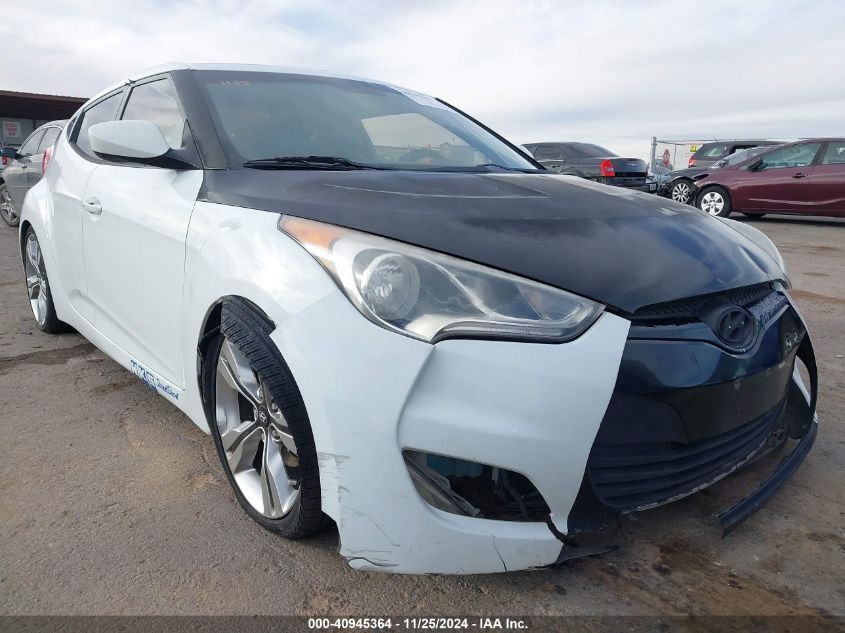 2012 Hyundai Veloster Base W/Gray VIN: KMHTC6AD0CU081518 Lot: 40945364