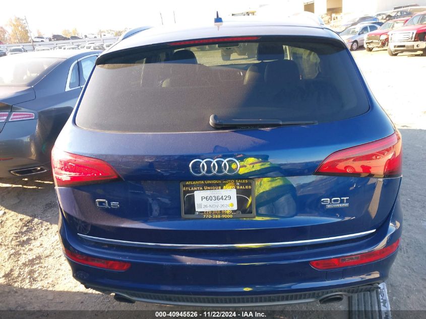 2015 Audi Q5 3.0T Premium Plus VIN: WA1DGAFP9FA127219 Lot: 40945526