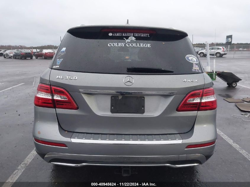 2013 Mercedes-Benz Ml 350 4Matic VIN: 4JGDA5HB6DA170828 Lot: 40945624