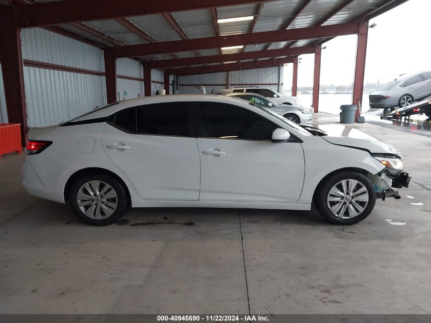 2020 Nissan Sentra S Xtronic Cvt VIN: 3N1AB8BV5LY204974 Lot: 40945690