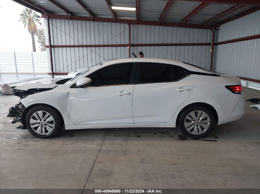 2020 Nissan Sentra S Xtronic Cvt VIN: 3N1AB8BV5LY204974 Lot: 40945690