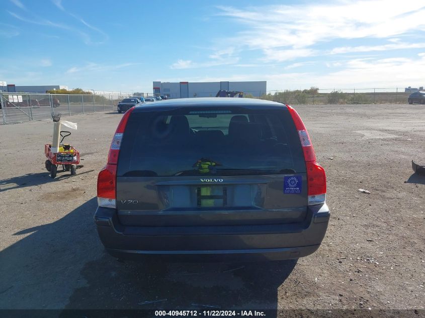 2007 Volvo V70 2.4 VIN: YV1SW612372660522 Lot: 40945712