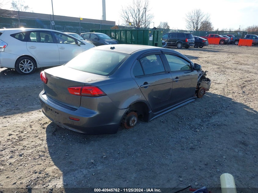 2008 MITSUBISHI LANCER VIN: JA3AU86U58U010298