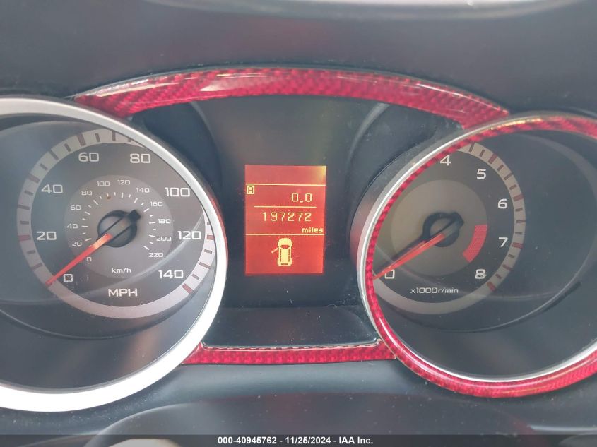2008 MITSUBISHI LANCER VIN: JA3AU86U58U010298