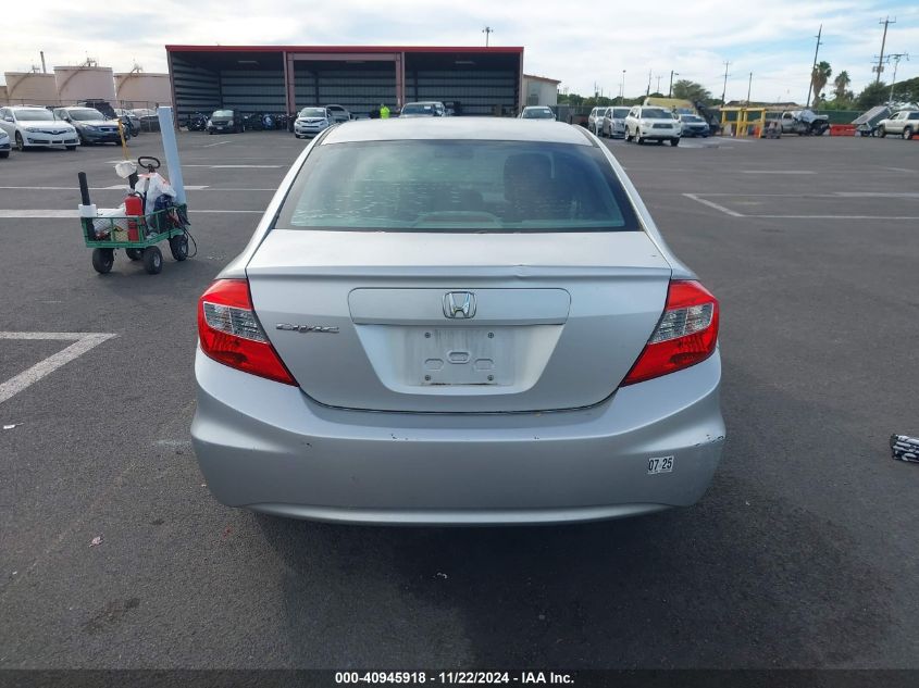 2012 Honda Civic Lx VIN: 2HGFB2F58CH609342 Lot: 40945918