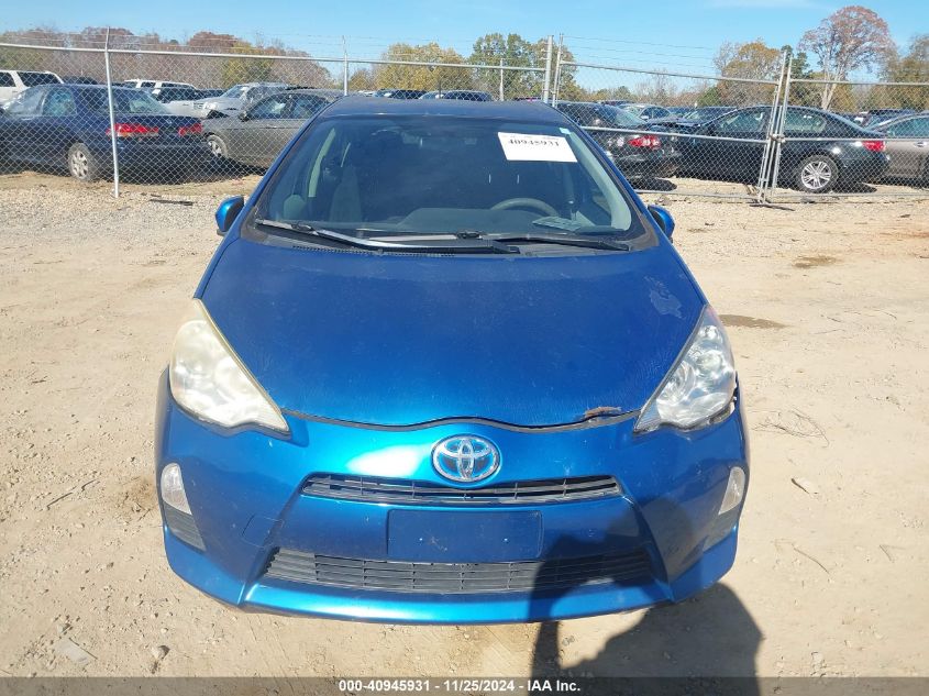 2013 Toyota Prius C Two VIN: JTDKDTB34D1546659 Lot: 40945931