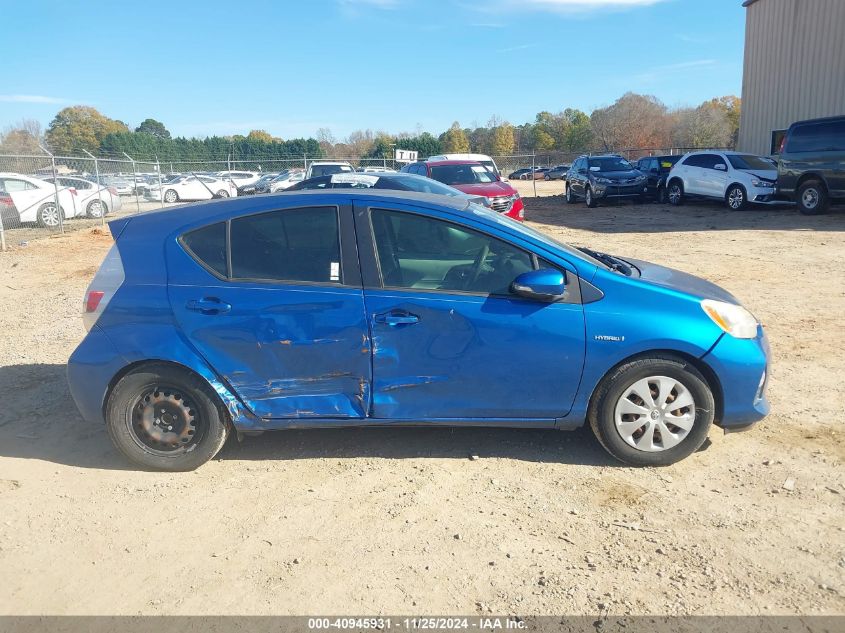 2013 Toyota Prius C Two VIN: JTDKDTB34D1546659 Lot: 40945931