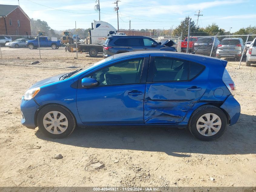 2013 Toyota Prius C Two VIN: JTDKDTB34D1546659 Lot: 40945931