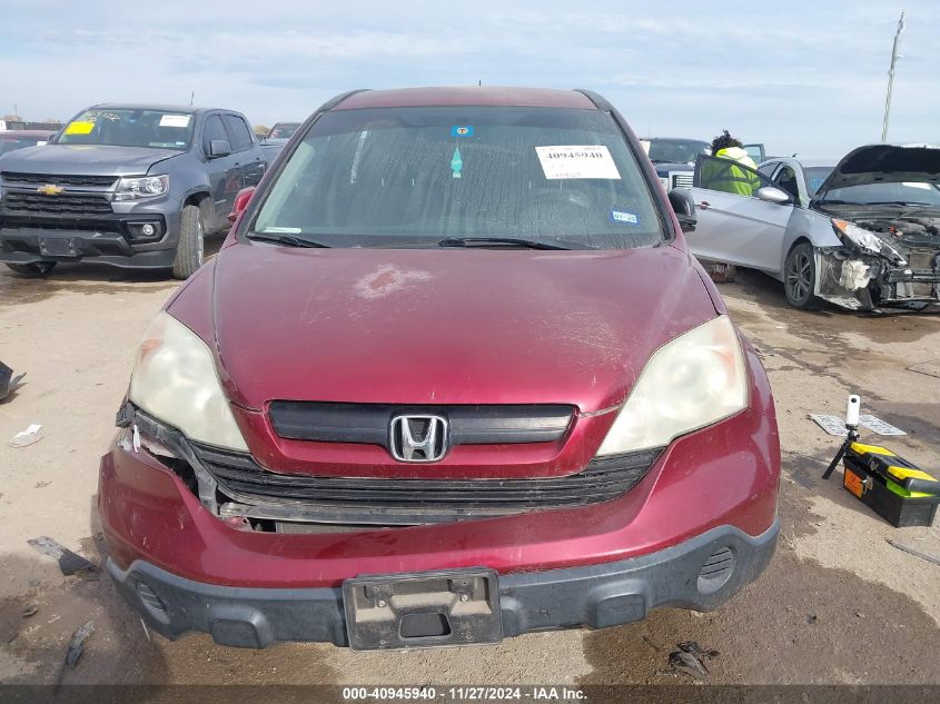 2008 Honda Cr-V Lx VIN: 3CZRE38368G705136 Lot: 40945940