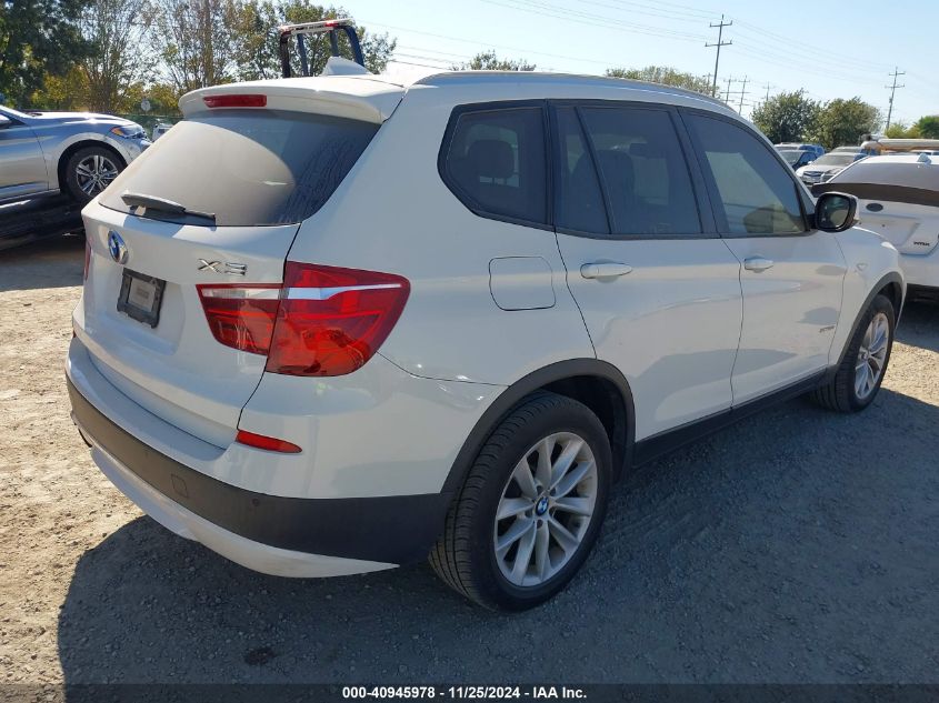 2013 BMW X3 XDRIVE28I - 5UXWX9C56D0A13943