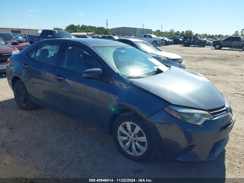 2016 Toyota Corolla Le VIN: 5YFBURHE1GP562376 Lot: 40946014