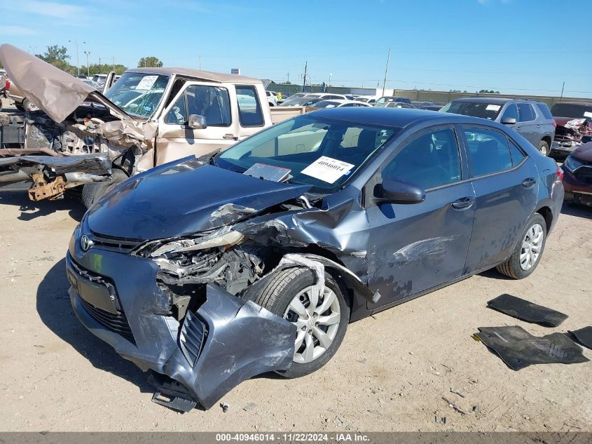 2016 Toyota Corolla Le VIN: 5YFBURHE1GP562376 Lot: 40946014