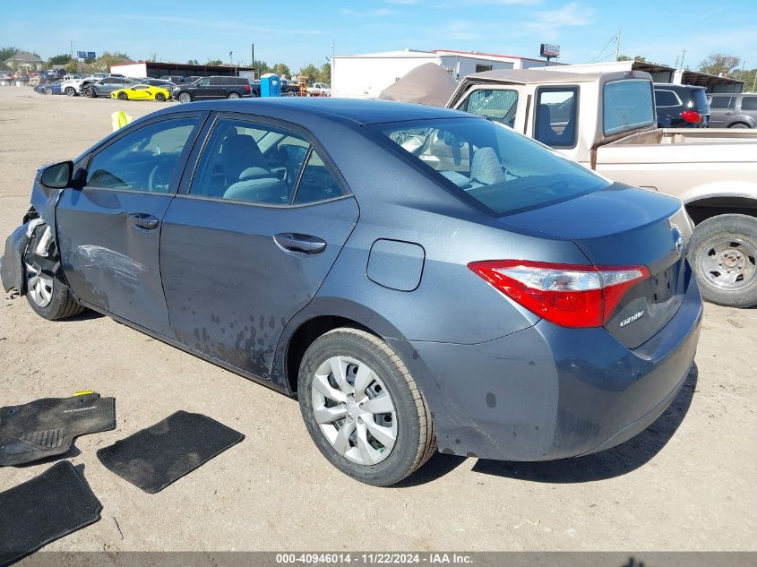 2016 Toyota Corolla Le VIN: 5YFBURHE1GP562376 Lot: 40946014