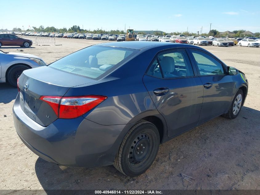 2016 Toyota Corolla Le VIN: 5YFBURHE1GP562376 Lot: 40946014