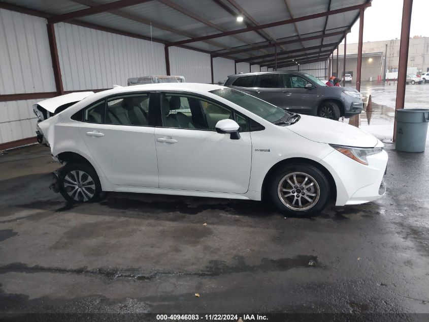 2020 Toyota Corolla Hybrid Le VIN: JTDEBRBE7LJ006888 Lot: 40946083