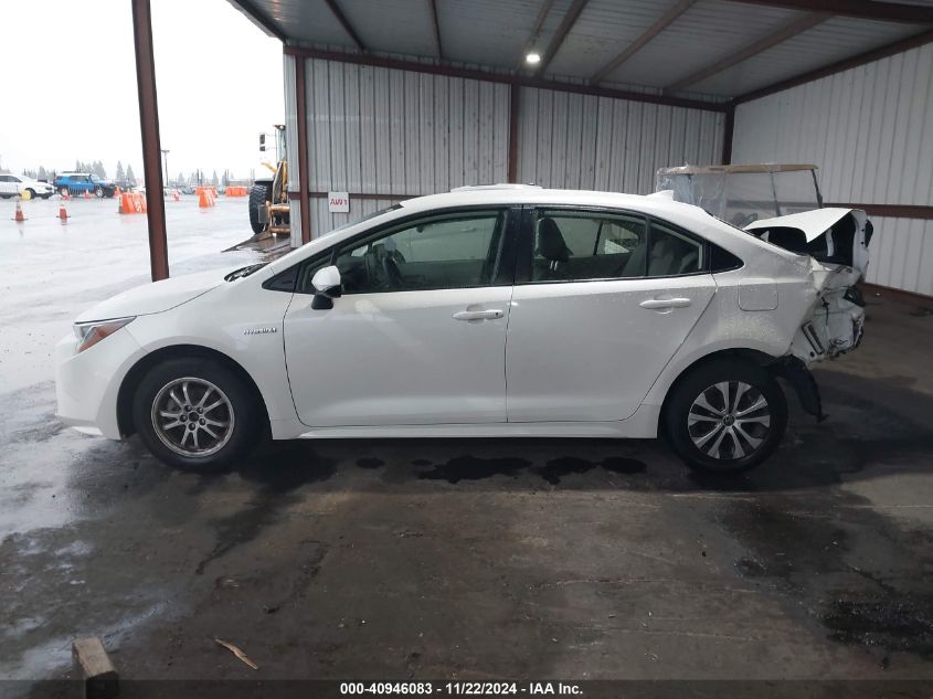 2020 Toyota Corolla Hybrid Le VIN: JTDEBRBE7LJ006888 Lot: 40946083