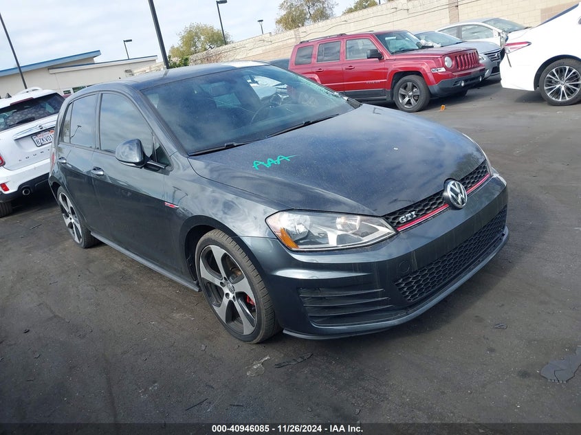 2015 VOLKSWAGEN GOLF GTI 2.0T SE 4-DOOR - 3VW4T7AU4FM046100