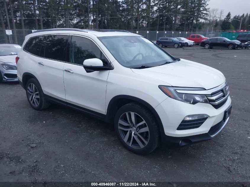 2017 Honda Pilot Touring VIN: 5FNYF6H92HB101724 Lot: 40946087