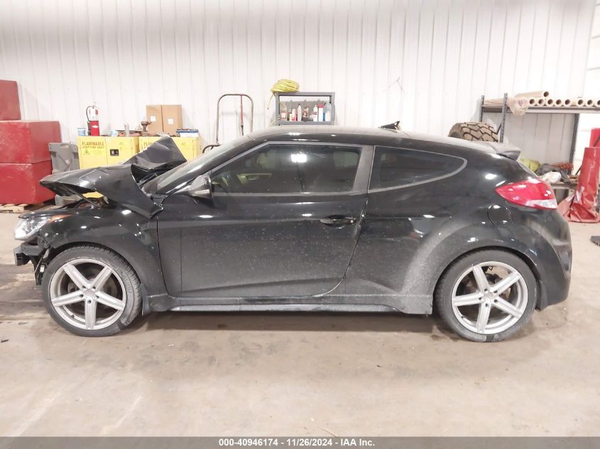 2016 Hyundai Veloster Turbo VIN: KMHTC6AE4GU272146 Lot: 40946174