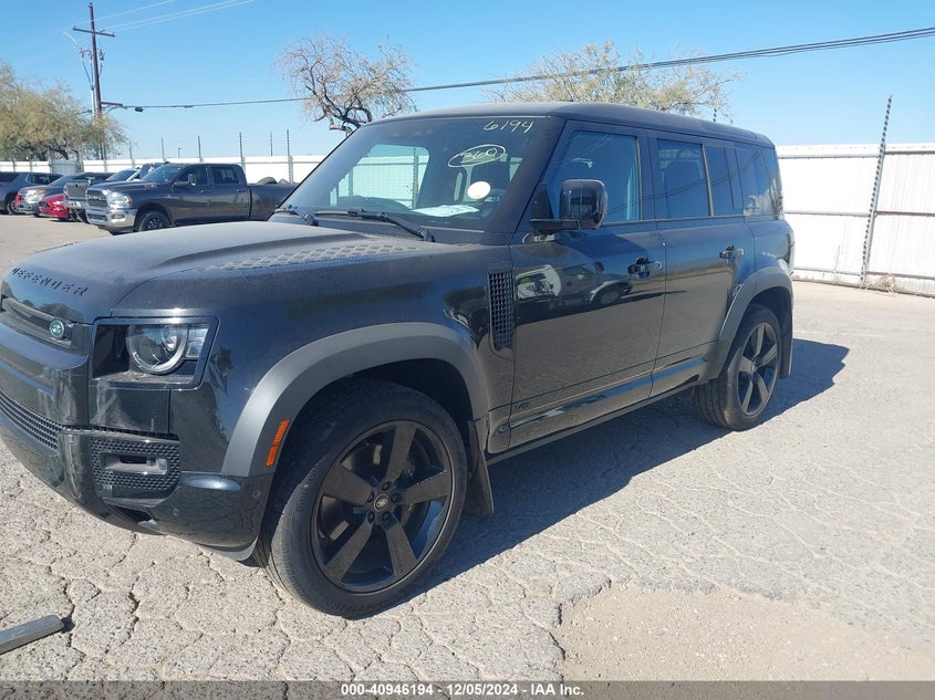 Vin: saleweee1p2242664, lot: 41435968, land rover defender 110 carpathian edition/110 v8 20232