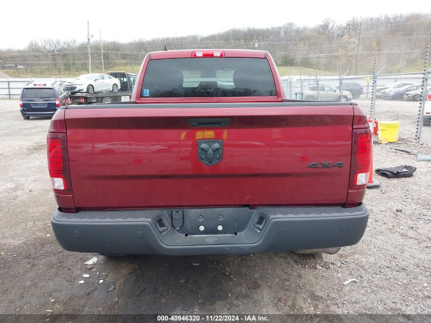 2021 Ram 1500 Classic Warlock 4X4 6'4 Box VIN: 1C6RR7GG8MS501860 Lot: 40946320