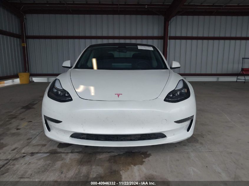 2022 Tesla Model 3 Long Range Dual Motor All-Wheel Drive VIN: 5YJ3E1EB0NF256081 Lot: 40946332