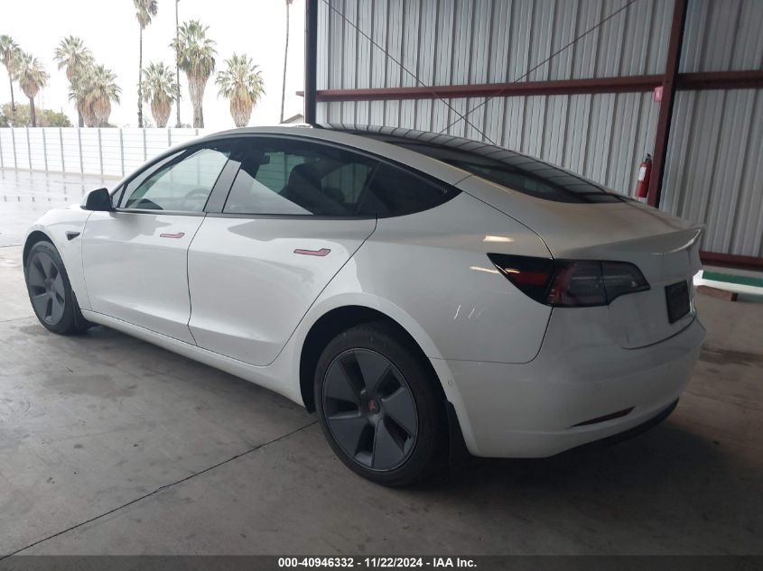 VIN 5YJ3E1EB0NF256081 2022 Tesla Model 3, Long Rang... no.3