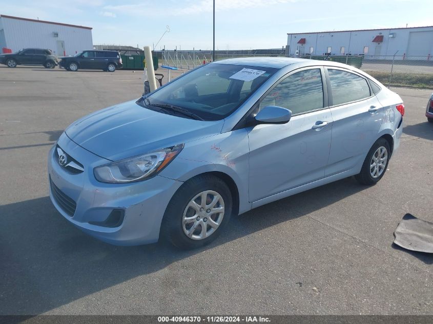 VIN KMHCT4AE0EU674263 2014 Hyundai Accent, Gls no.2