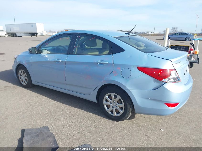 VIN KMHCT4AE0EU674263 2014 Hyundai Accent, Gls no.3