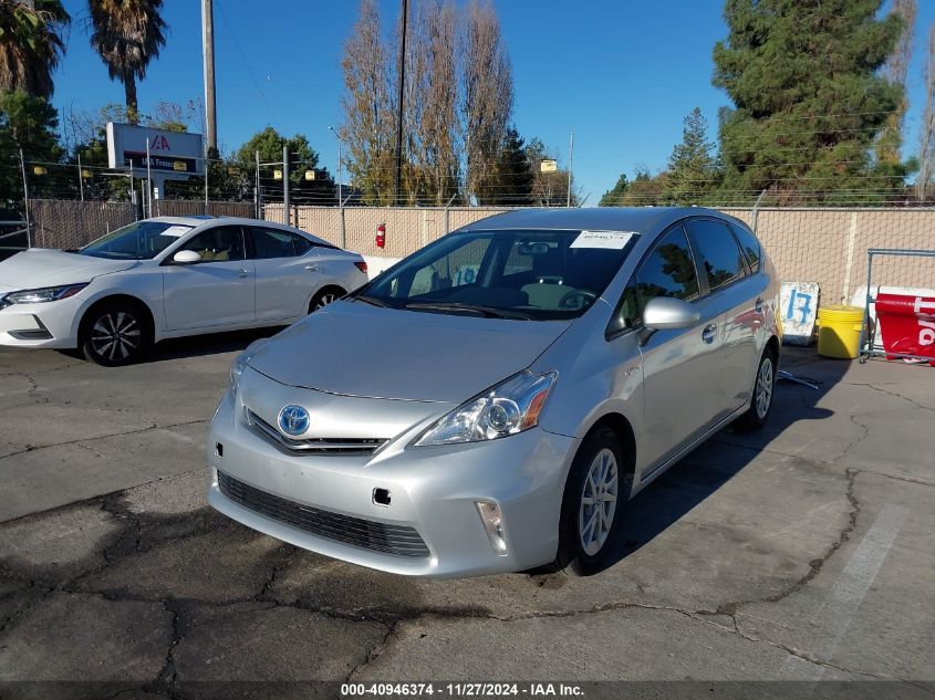 VIN JTDZN3EU6D3191773 2013 TOYOTA PRIUS V no.2