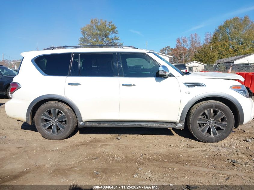 2018 Nissan Armada Platinum VIN: JN8AY2NF8JX300095 Lot: 40946431