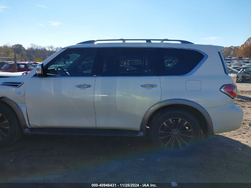 2018 Nissan Armada Platinum VIN: JN8AY2NF8JX300095 Lot: 40946431