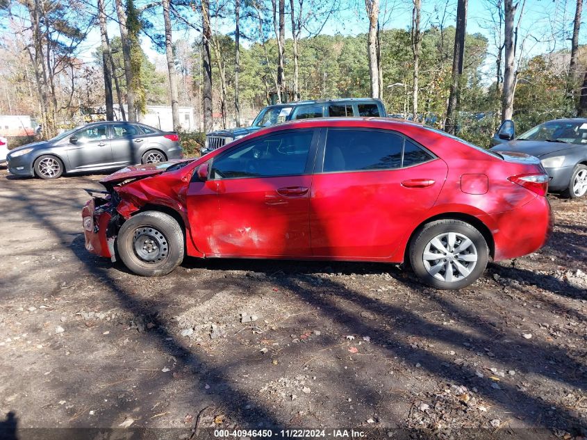 2015 Toyota Corolla Le VIN: 2T1BURHE3FC459426 Lot: 40946450