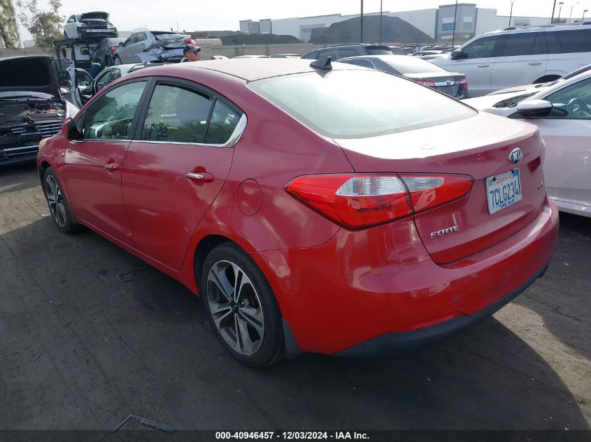 VIN KNAFX4A87E5111752 2014 KIA Forte, EX no.3