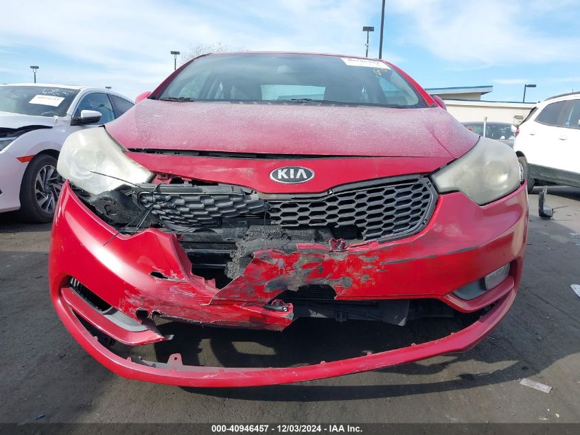 VIN KNAFX4A87E5111752 2014 KIA Forte, EX no.6