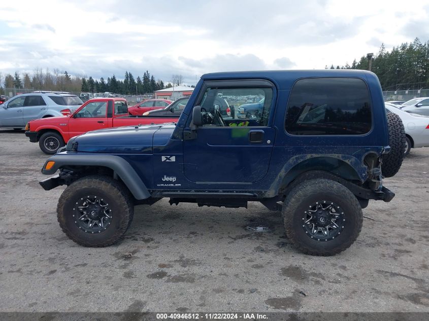 2003 Jeep Wrangler X VIN: 1J4FA39S03P350103 Lot: 40946512