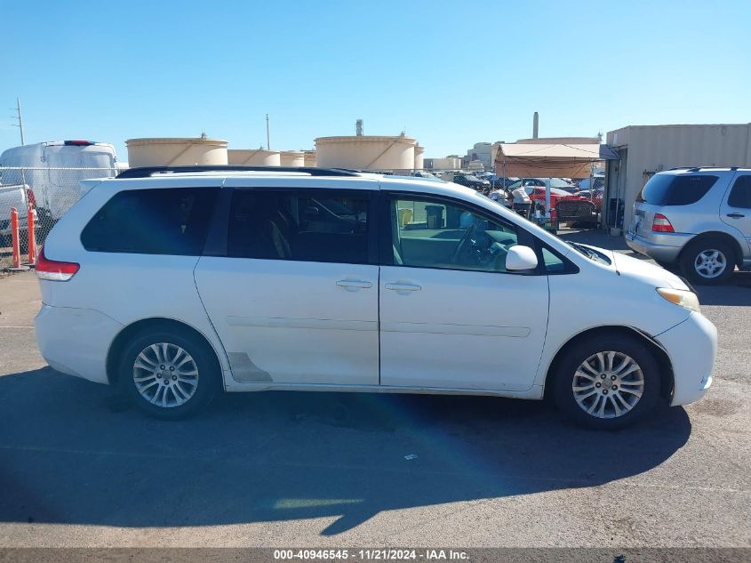 2011 Toyota Sienna Xle V6/Xle V6 Auto Access Seat VIN: 5TDYK3DC3BS070076 Lot: 40946545