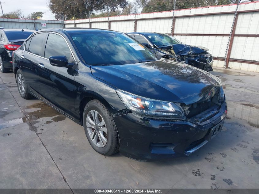 VIN 1HGCR2F30EA017223 2014 Honda Accord, LX no.1