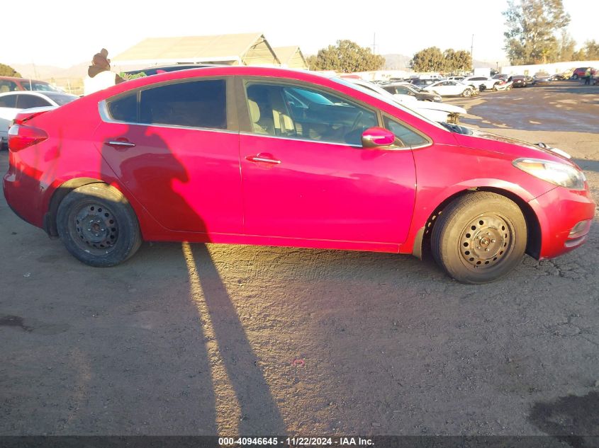 2014 Kia Forte Ex VIN: KNAFX4A84E5060968 Lot: 40946645