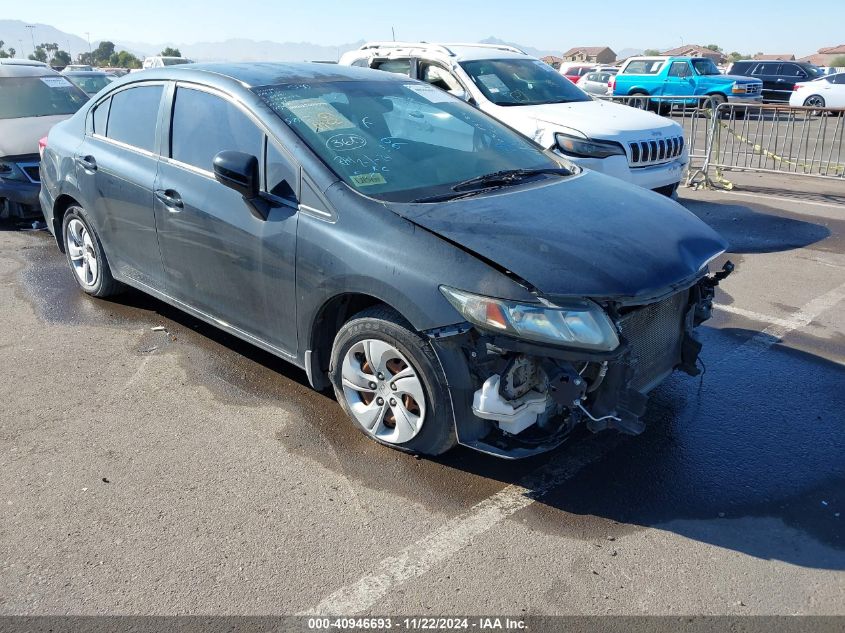 2014 Honda Civic Lx VIN: 2HGFB2F5XEH548773 Lot: 40946693