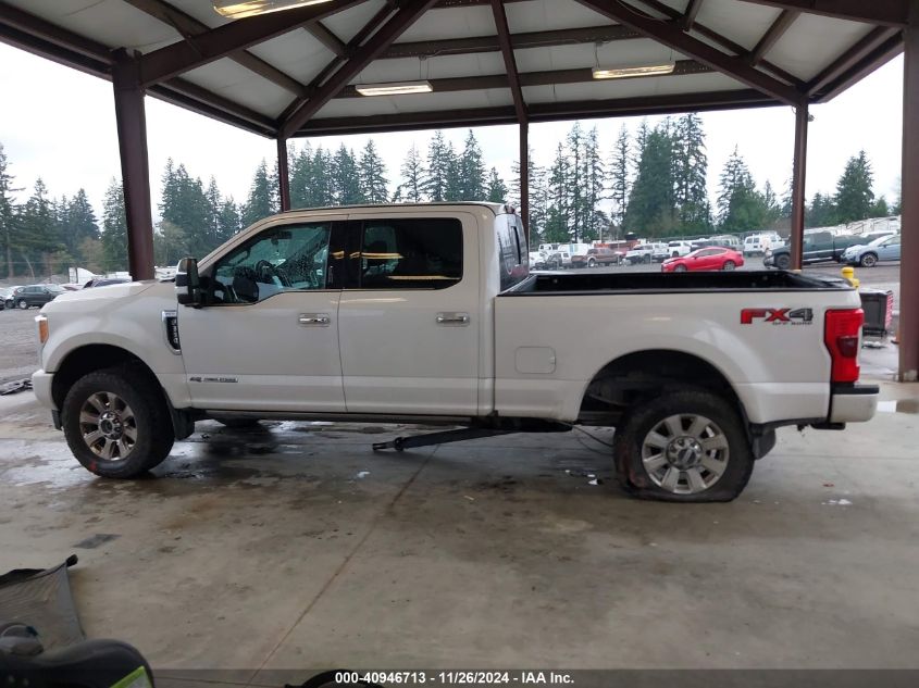 2017 Ford F-350 Platinum VIN: 1FT8W3BT7HEE39334 Lot: 40946713